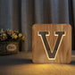 Wood Alphabet Light