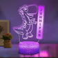 Personalised Dinosaur Colour Change Light LED Bedroom Night Light Boys Girls Mood Lighting 10