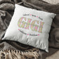 Personalized Blessed Mom Grandma Nana Gigi Name Pillow