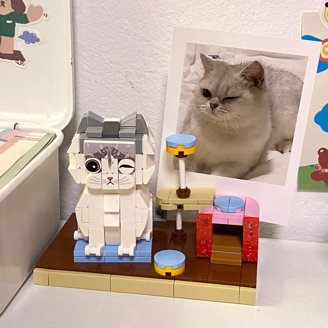 Custom Pet Particle Block Figure Deluxe Edition