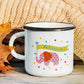 Personalized Enamel Elephant With Flag Kids Mug For Boys Girls Pink | 22111803
