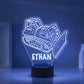 Personalized 7/16 Colors Changing Led Night Light Bulldozer