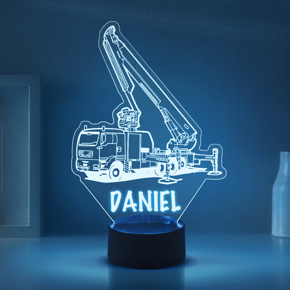Personalized 7/16 Colors Changing Led Night Light Crane