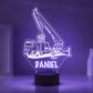 Personalized 7/16 Colors Changing Led Night Light Crane