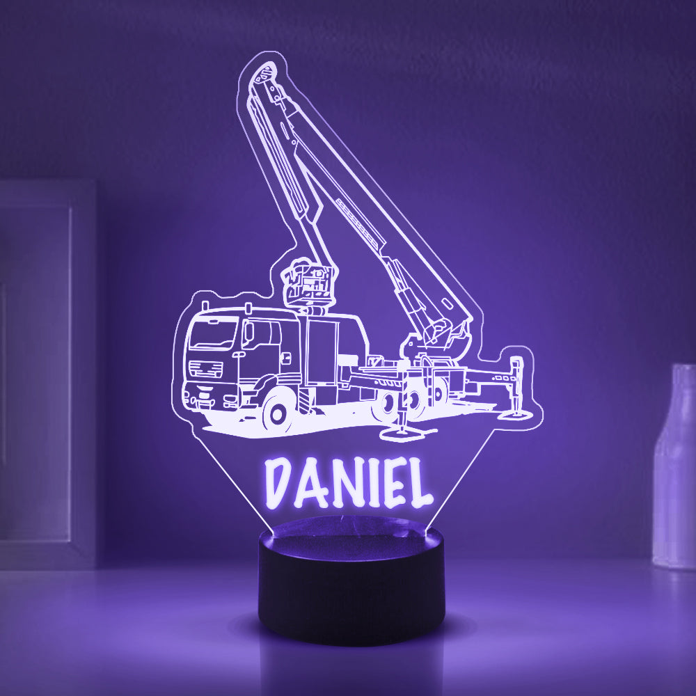 Personalized 7/16 Colors Changing Led Night Light Crane