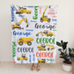 Personalized Minky Swaddle Blanket Construction