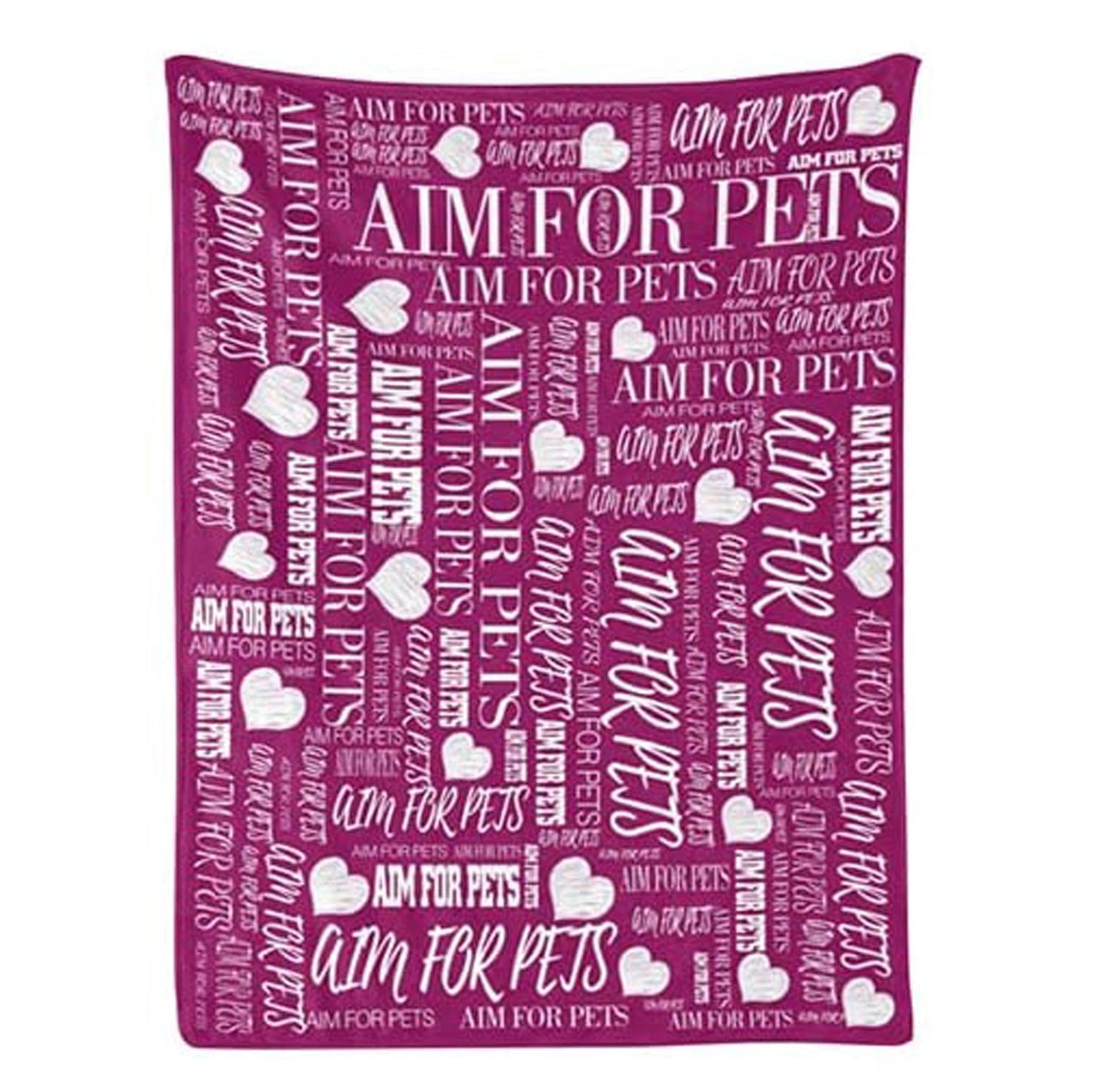 Personalized Name Arrange With Heart Word Art Multi Colors Fleece Blanket