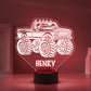 Personalized 7/16 Colors Changing Led Night Light Monster Truck