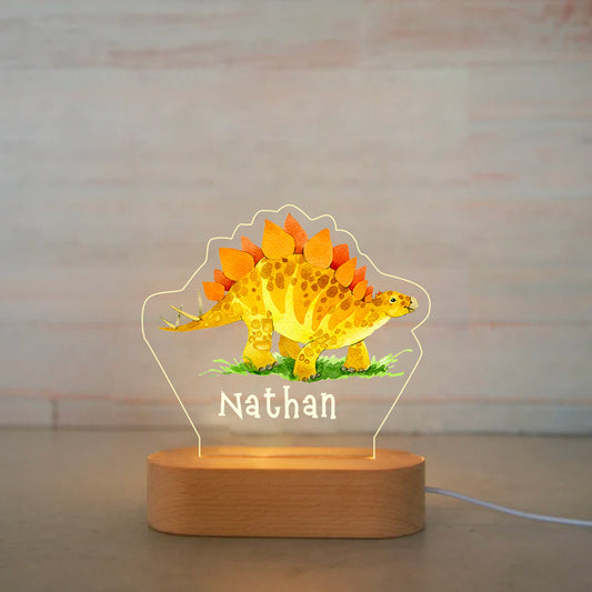 Personalized Light LED Bedroom Night Light Boys Girls Dinosaur Mood Lighting I004