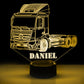 Personalized 7/16 Color Changing Tow Truck 3D Illusion Led Lamp