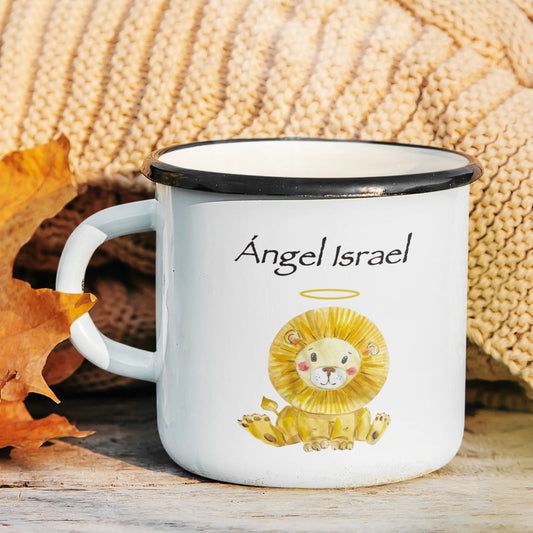 Personalized Enamel Lion Kids Mug | 22111815