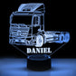 Personalized 7/16 Color Changing Tow Truck 3D Illusion Led Lamp