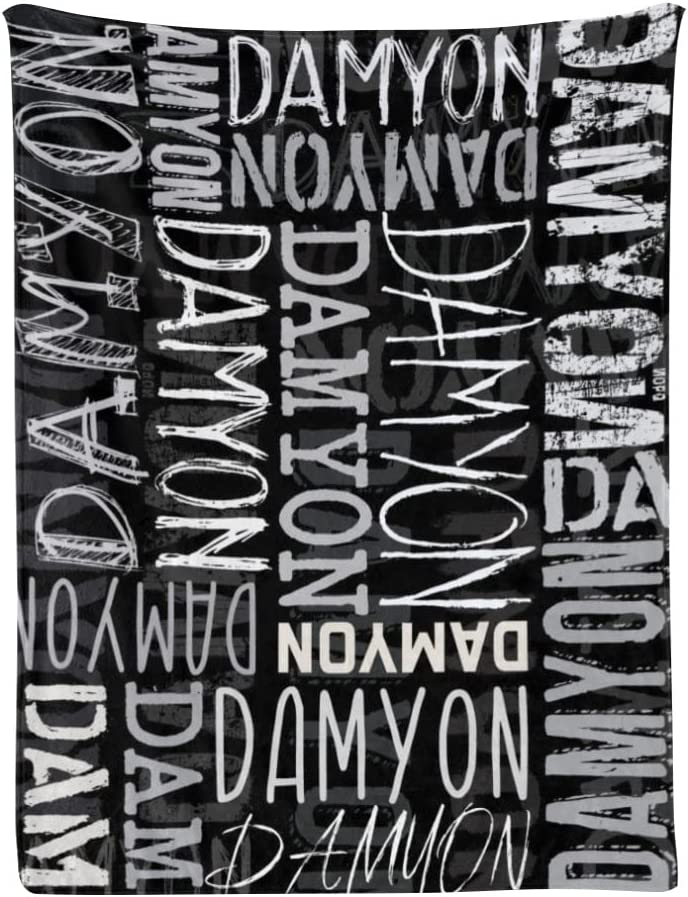 Personalized Name Word Art Multi Colors Fleece Blanket