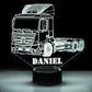 Personalized 7/16 Color Changing Tow Truck 3D Illusion Led Lamp