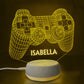 Personalized 3D Gamepad Night Lights with Name 7/16 Colors Changing Led Lamp