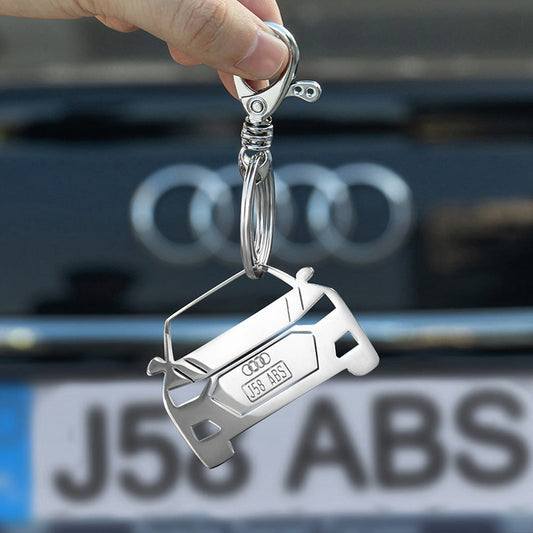 Personalised Car Keychain in Any Model with Number Plate Info