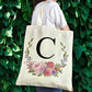 Personalized Tote Bag Floral