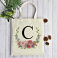 Personalized Tote Bag Floral