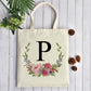 Personalized Tote Bag Floral