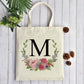 Personalized Tote Bag Floral