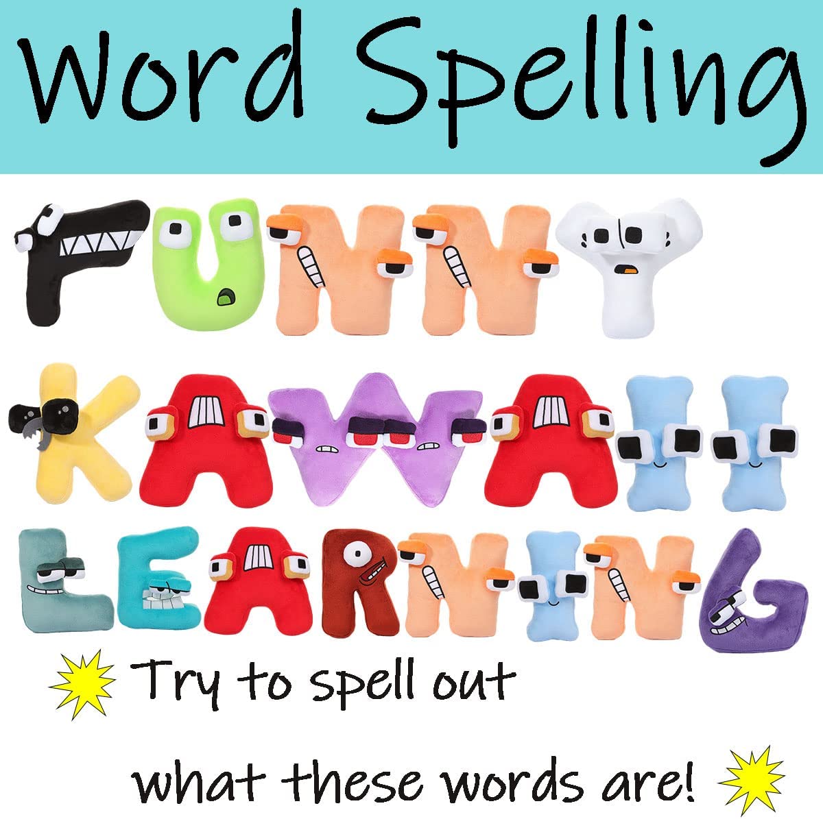 Personalized Alphabet Lore Plush Toys