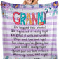 Personalized  Flora Mom/Nana/Auntie We Love You Blanket ｜110440