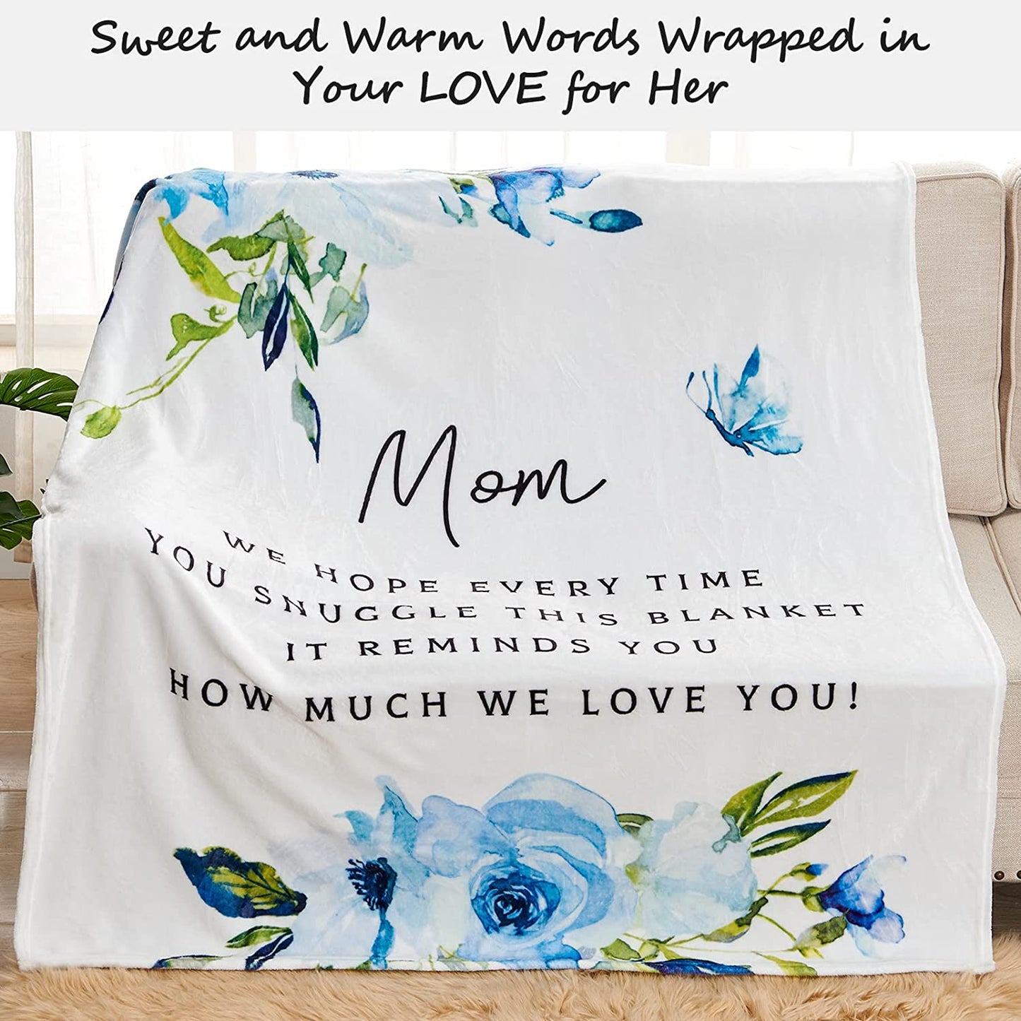 Personalized Mom/Nana/Auntie Blanket We Hope Every Time