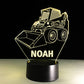 Personalized 7/16 Color Changing Skid-steer Loader 3D Illusion Led Lamp 22120601