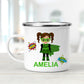 Personalized Super Hero Enamel Mug