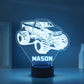 Personalized 7/16 Colors Changing Led Night Light Monster Trucks