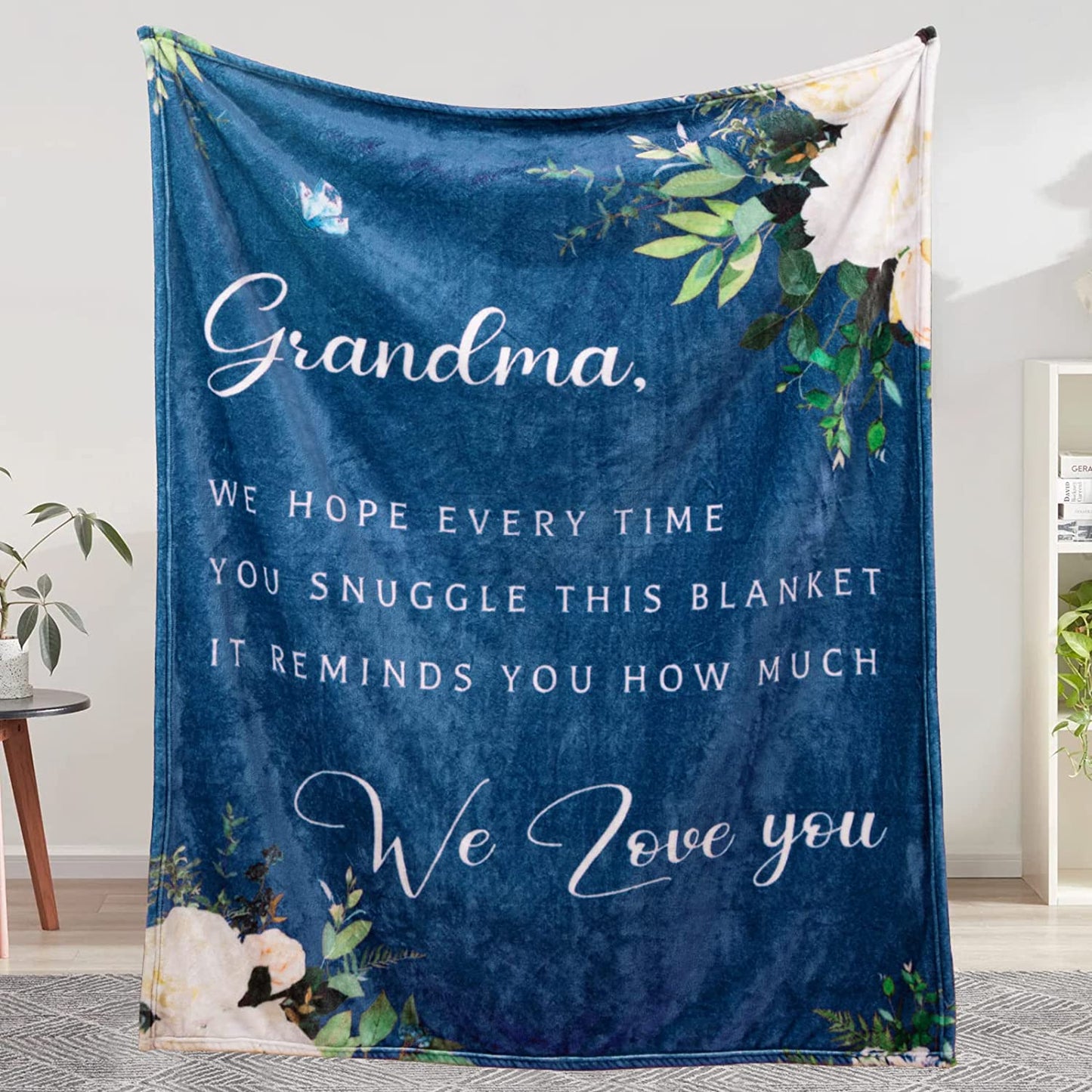 Personalized Mom/Nana/Auntie Blanket We Hope Every Time We Love You