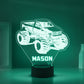 Personalized 7/16 Colors Changing Led Night Light Monster Trucks