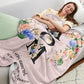 Personalized Mom/Nana/Auntie Blanket Heart Love You