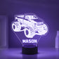 Personalized 7/16 Colors Changing Led Night Light Monster Trucks