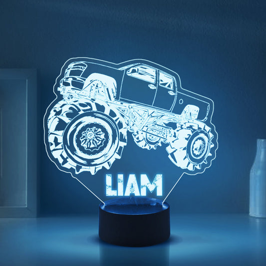 Personalized 7/16 Colors Changing Led Night Light Off Road Trucks