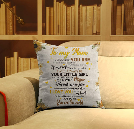 Personalized Pillow Letter To My Mom