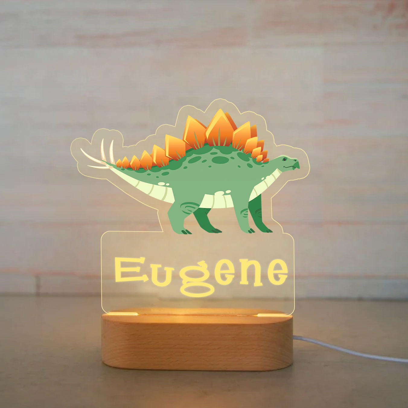 Personalized Light LED Bedroom Night Light Boys Girls Dinosaur Mood Lighting I025
