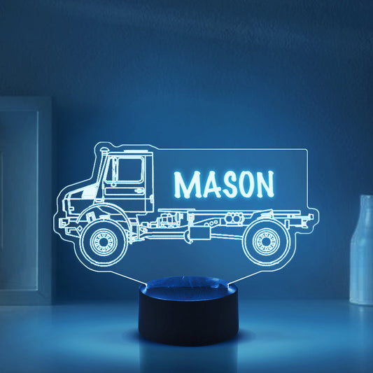 Personalized 7/16 Colors Changing Led Night Light Truck