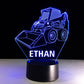 Personalized 7/16 Color Changing Skid-steer Loader 3D Illusion Led Lamp 22120601
