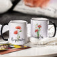 Personaliszd Ceramics Birth Flowers Bouquet Coffee Mug