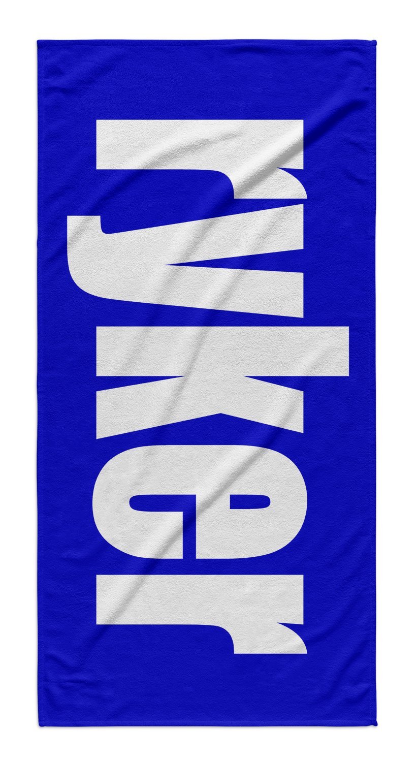 Personalized Beach Towel Solid Bolds