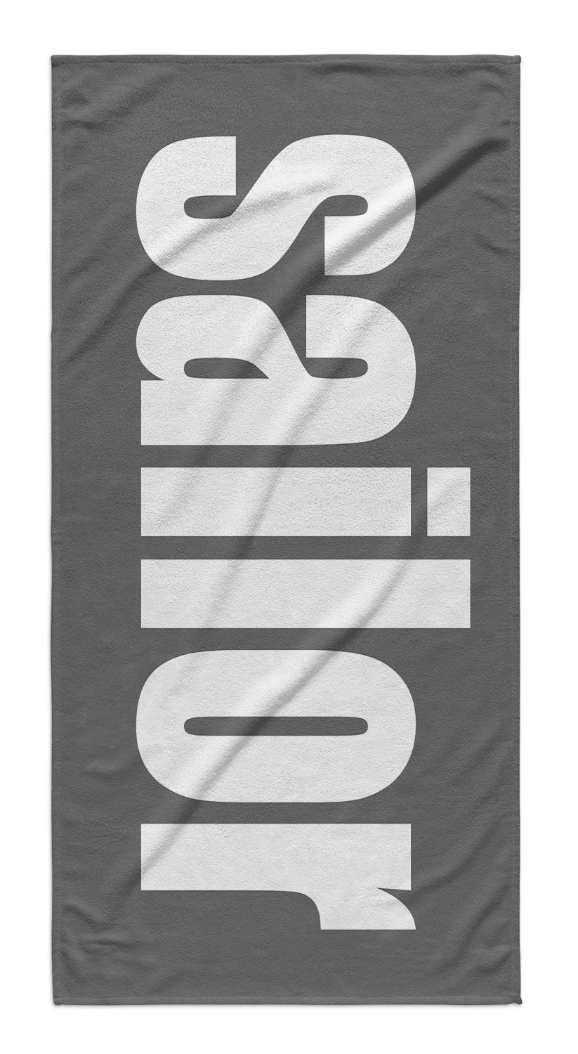 Personalized Beach Towel Solid Bolds