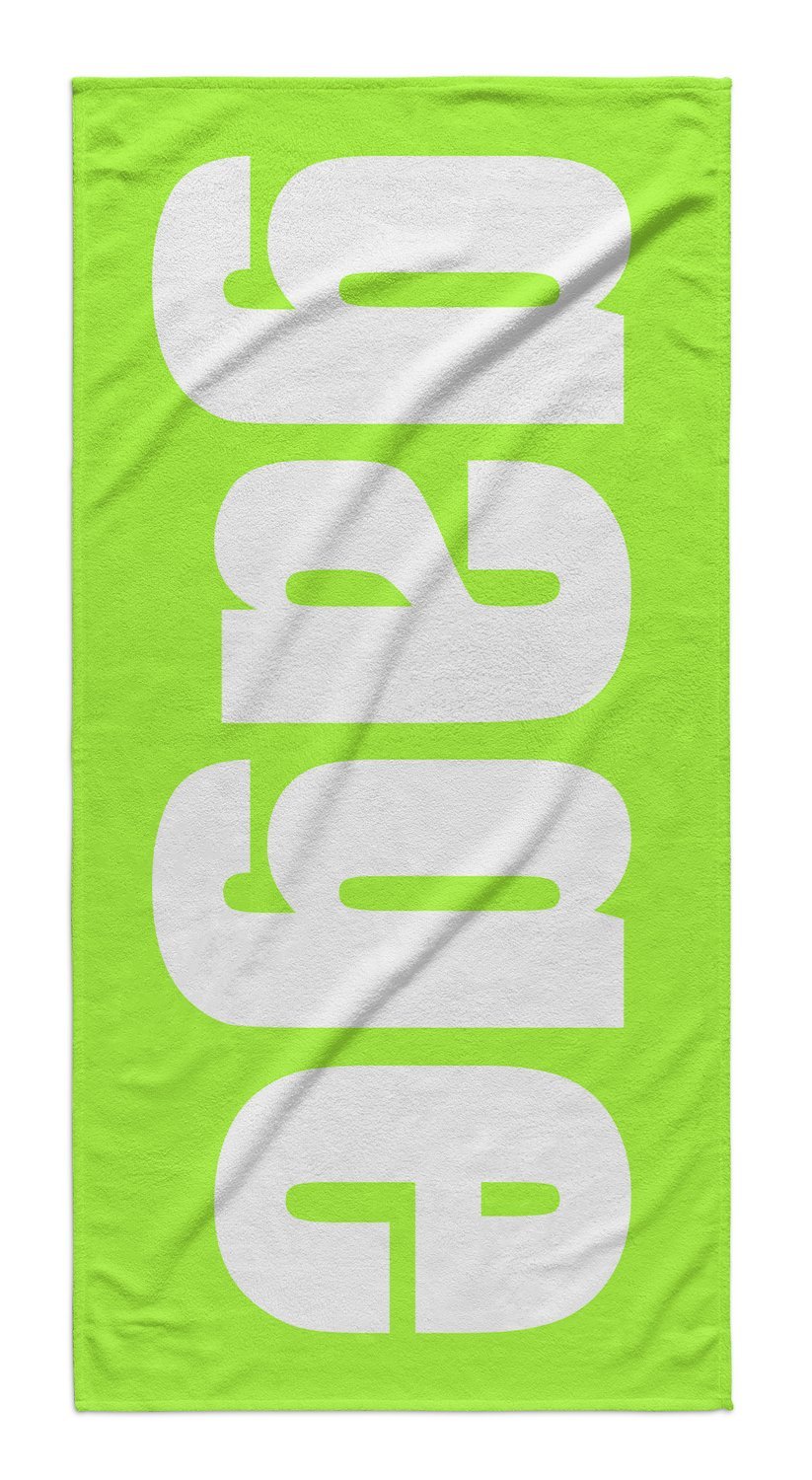 Personalized Beach Towel Solid Bolds