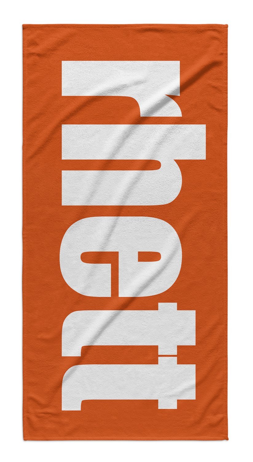 Personalized Beach Towel Solid Bolds