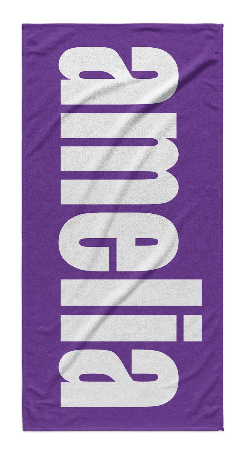 Personalized Beach Towel Solid Bolds