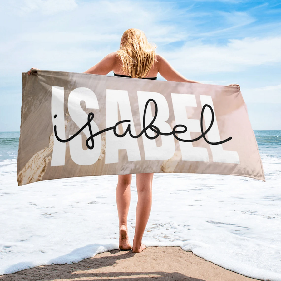 Personalized Colors Combine Beach Towel｜112301