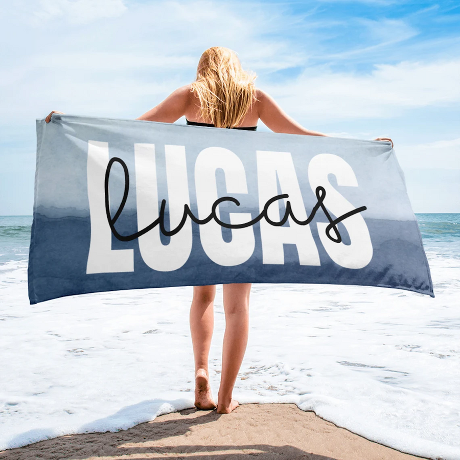 Personalized Colors Combine Beach Towel｜112301