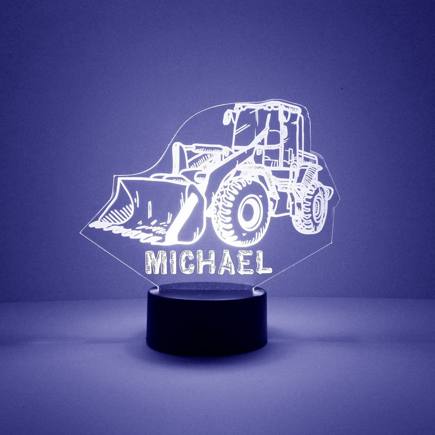Personalized Truck Night Lights with Name 7/16 Color Changing LED Lamp III11