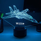 Personalized Aviation Night Lights with Name 7/16 Colors Changing LED Lamp