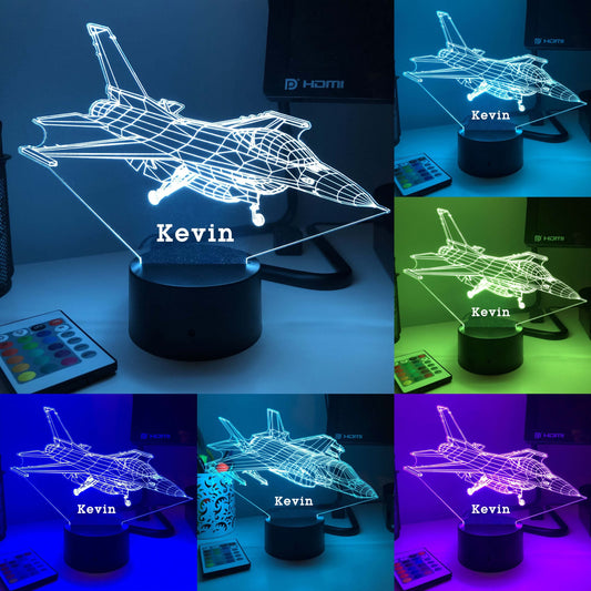 Personalized 3D Warcraft Night Lights with Name 7/16 Colors Changing LED Lamp